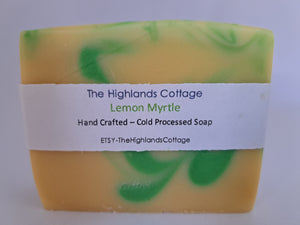 LEMON MYRTLE - Hand-made Cold-process Soap