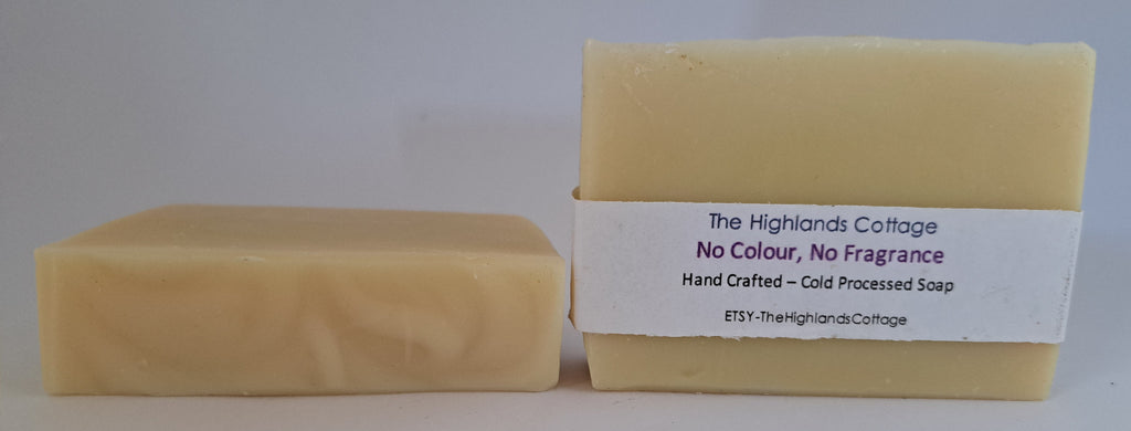 NO COLOUR, NO FRAGRANCE - Hand-made Cold-process Soap