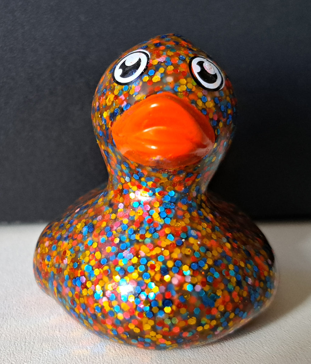 Glitter Duck - Rainbow