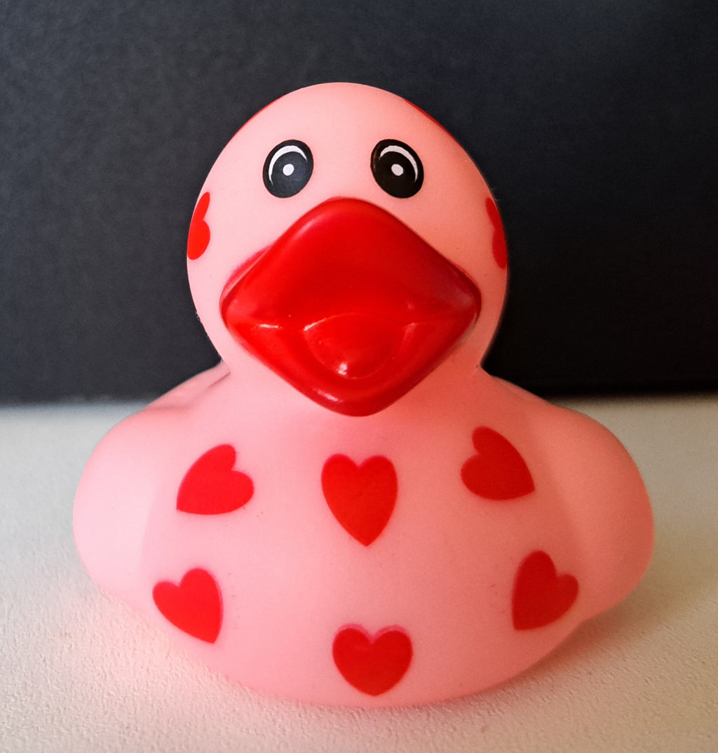 Pink Heart Duck