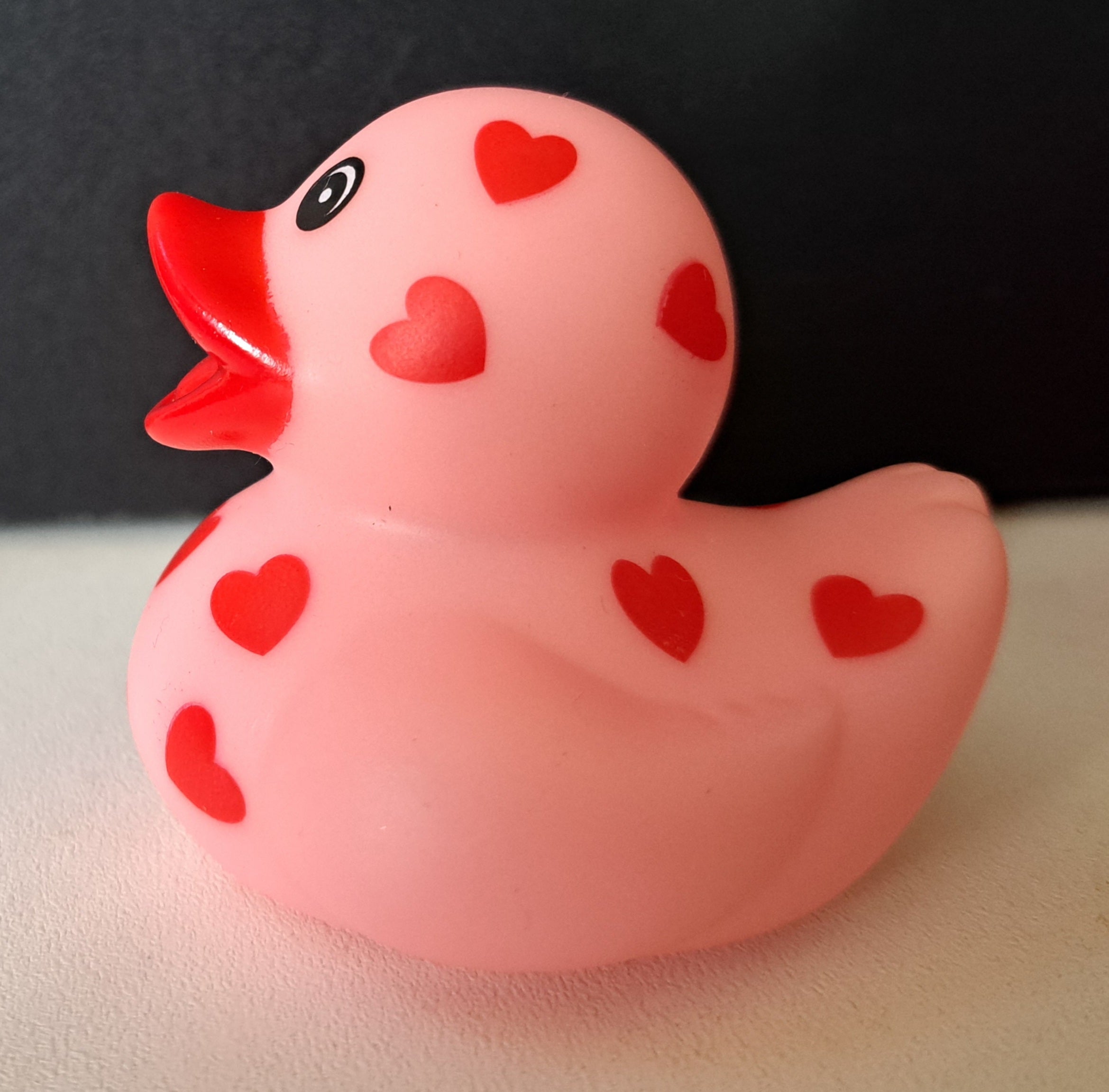 Pink Heart Duck