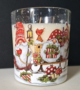 MEDIUM VOTIVE 120gm - Gnomey Christmas