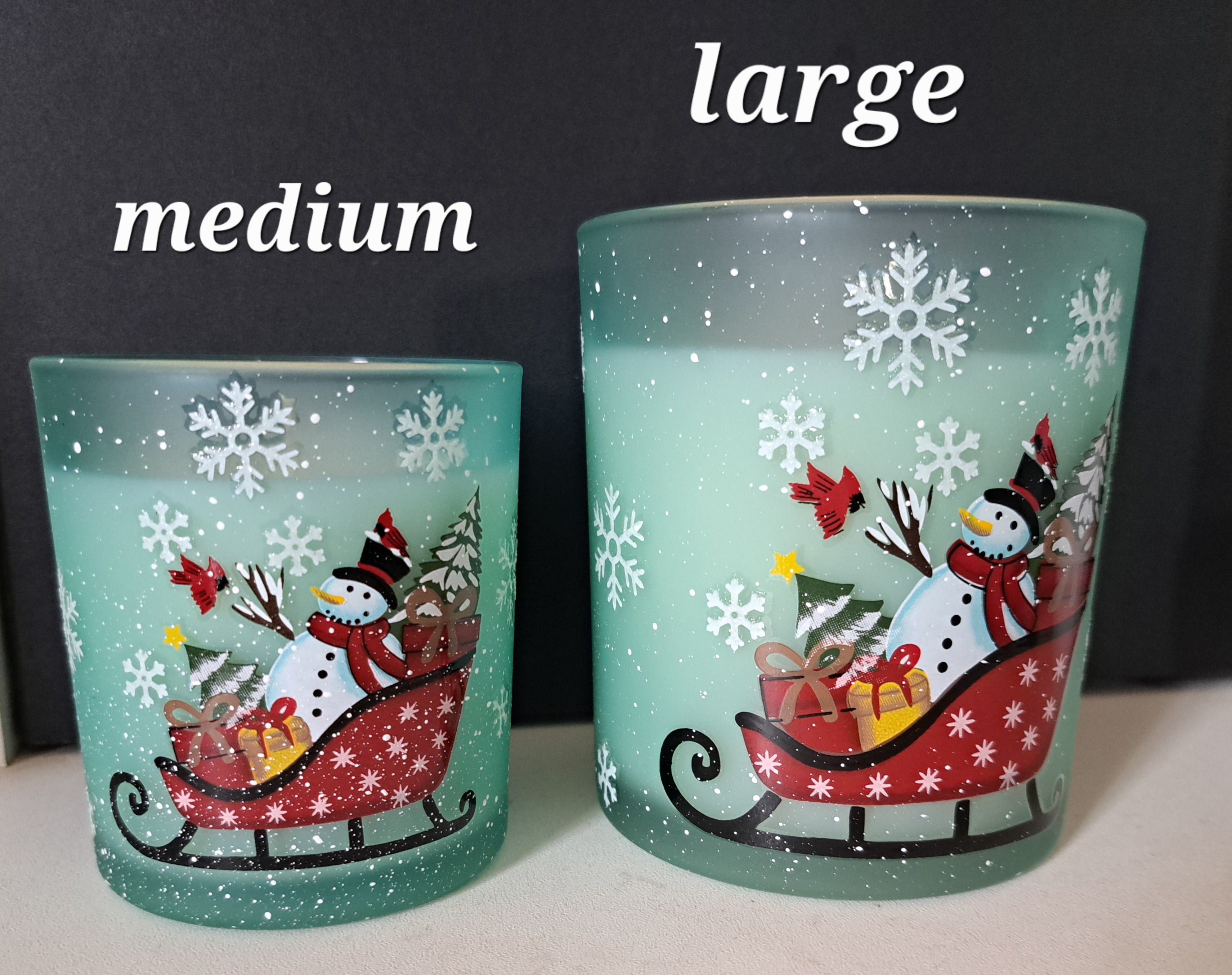 MEDIUM VOTIVE 120gm - Sleigh Ride