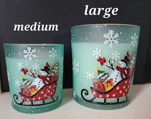 MEDIUM VOTIVE 120gm - Sleigh Ride