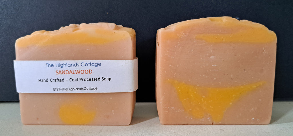 SANDALWOOD - Hand-made Cold-process Soap