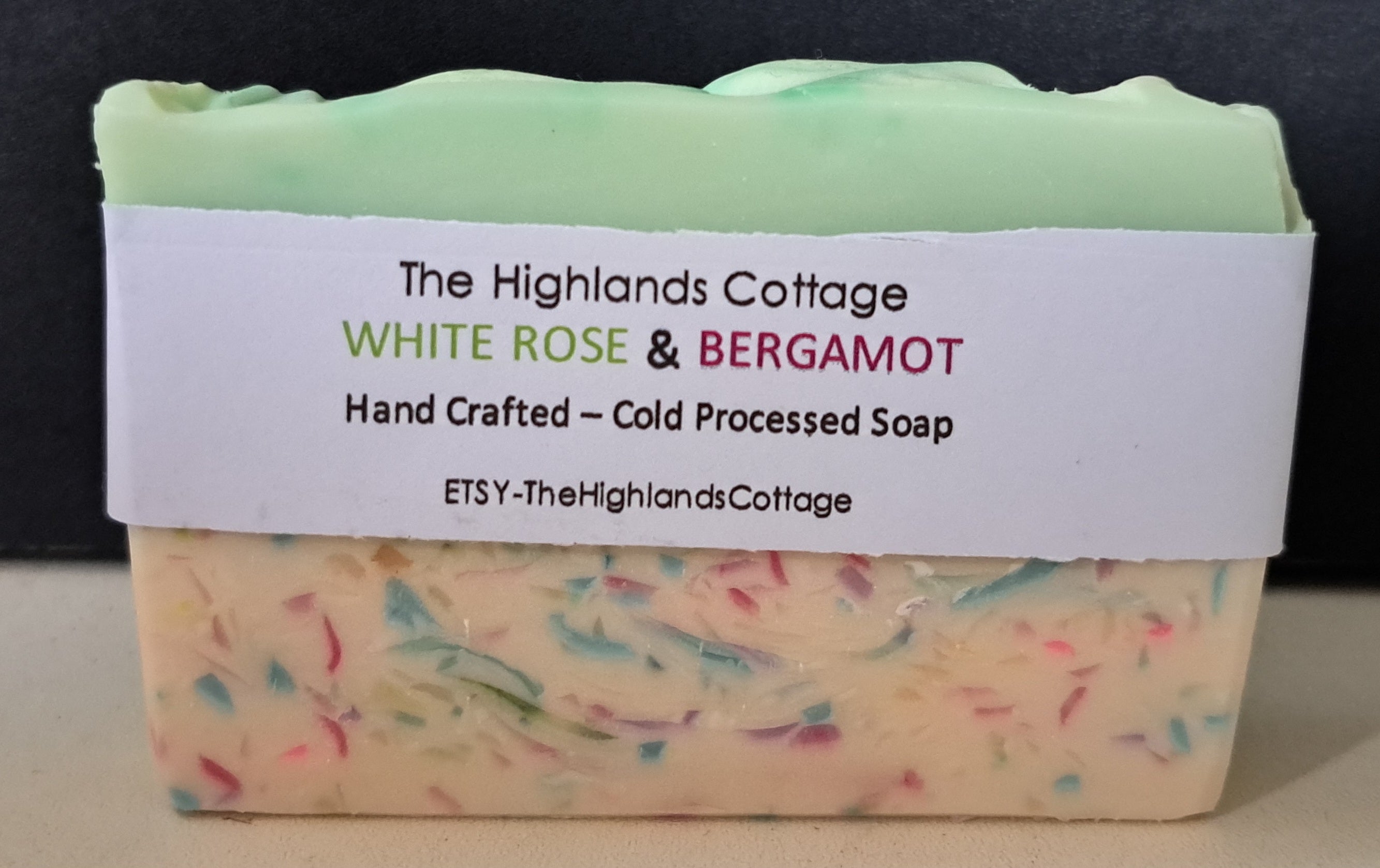 White Rose & Bergamot - Hand-made Cold-process Soap