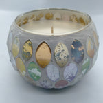 SMALL Mosaic Soy Candle - Ivory